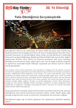 Folia Sergisi Etkinlik Haberi