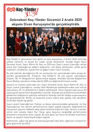 2025 Koç-Yönder Gecesi Haberi