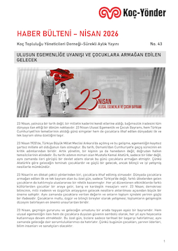 Koç-Yönder Haber Bülteni Nisan 2026