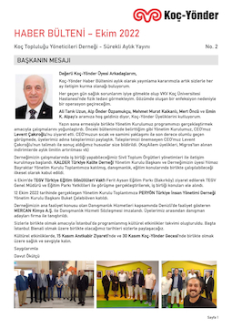 Koç-Yönder Haber Bülteni Ekim 2022