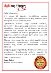 Davut Ökütçü 30.Yıl Mesajı