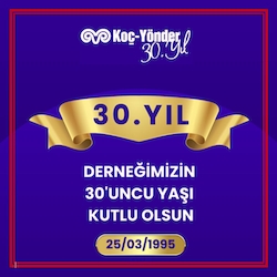 Derneğimizin 30'uncu Yaşı Kutlu Olsun